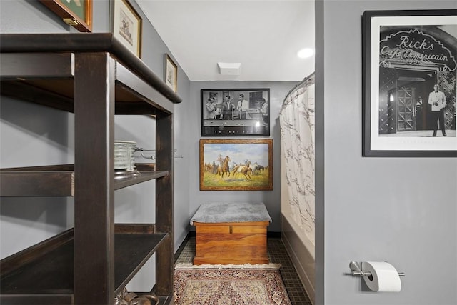 1536 Colwell St Unit 4, Downtown Pgh, PA 15219 - interior space featuring baseboards and tile patterned flooring