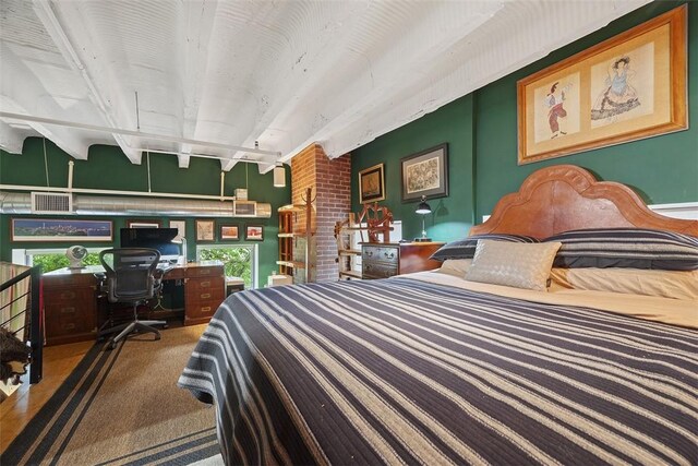 1536 Colwell St Unit 4, Downtown Pgh, PA 15219 - carpeted bedroom featuring a desk