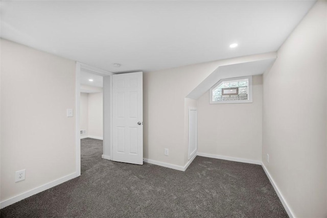 162 E Wedgewood Dr, Ross Twp, PA 15229 - additional living space with carpet flooring, recessed lighting, and baseboards
