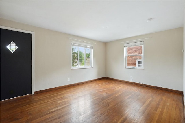 131 Spring Ave, Bellevue, PA 15202 - entryway with wood-type flooring and baseboards