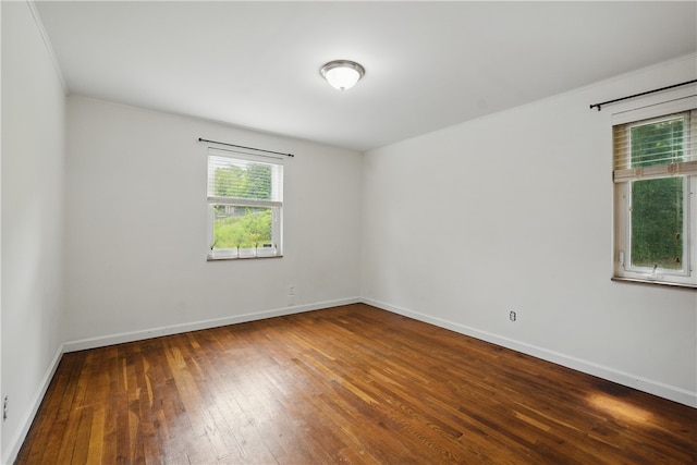 131 Spring Ave, Bellevue, PA 15202 - unfurnished room featuring hardwood / wood-style flooring, baseboards, and crown molding