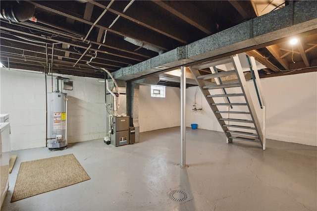 131 Spring Ave, Bellevue, PA 15202 - below grade area with gas water heater and heating unit