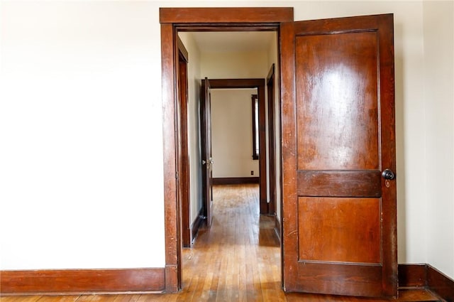 315 Wright St, Mckees Rocks, PA 15136 - hallway with hardwood / wood-style floors and baseboards