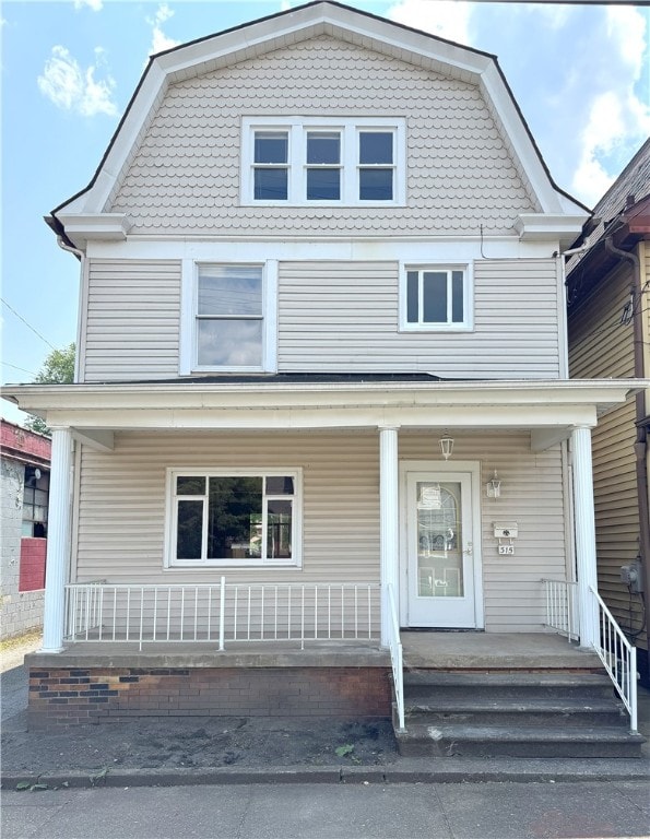 315 9th St, Beaver Falls, PA 15010 - view of front of home featuring a porch
