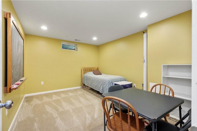 254 Maple Ridge Dr, Cecil, PA 15317 - bedroom featuring baseboards, recessed lighting, and carpet floors