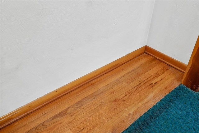 109 Mattier Dr, Ohara, PA 15238 - detailed view of baseboards and wood finished floors