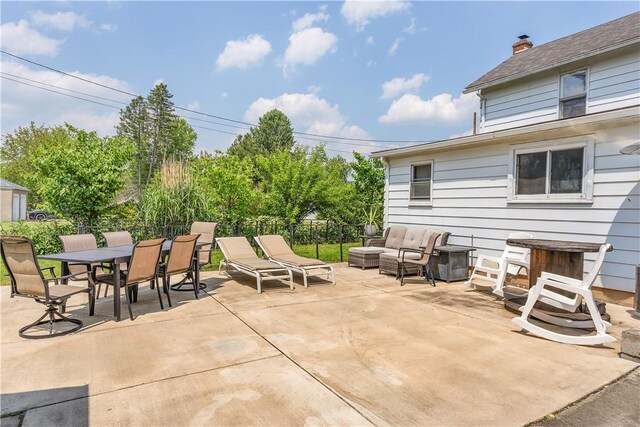 169 Plum Way, Wayne Twp Law, PA 16157 - view of patio with an outdoor living space and outdoor dining area