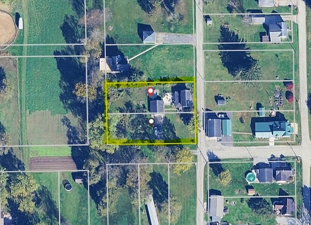 169 Plum Way, Wayne Twp Law, PA 16157 - aerial map of property and surrounding area with property parcel outlined