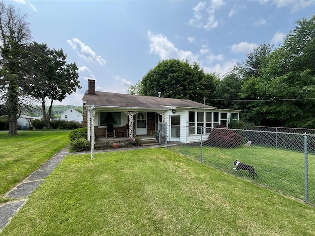 807 Sutton St, Punxsutawney Area School District, PA 15767 - view of front of property with a chimney and a porch