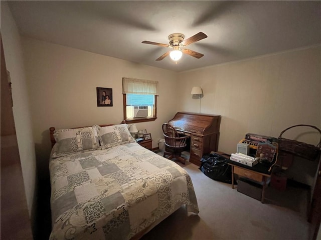 807 Sutton St, Punxsutawney Area School District, PA 15767 - carpeted bedroom featuring cooling unit and a ceiling fan