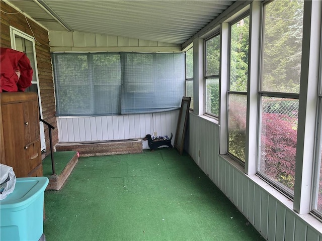 807 Sutton St, Punxsutawney Area School District, PA 15767 - unfurnished sunroom with lofted ceiling