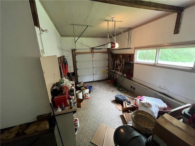 807 Sutton St, Punxsutawney Area School District, PA 15767 - garage featuring a garage door opener