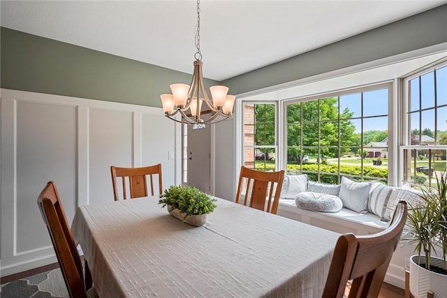 3893 Windsor Ct, Hermitage, PA 16148 - dining room with a chandelier and a decorative wall