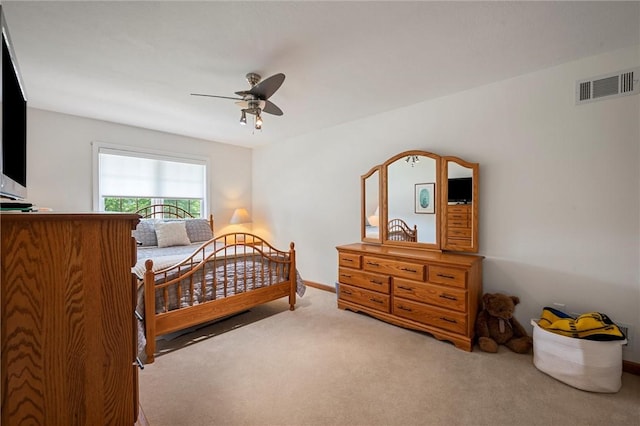 3893 Windsor Ct, Hermitage, PA 16148 - carpeted bedroom with a ceiling fan