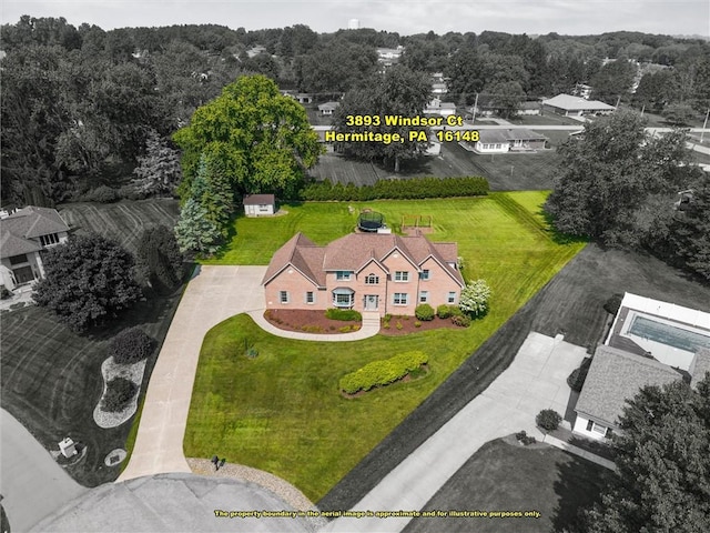 3893 Windsor Ct, Hermitage, PA 16148 - drone / aerial view