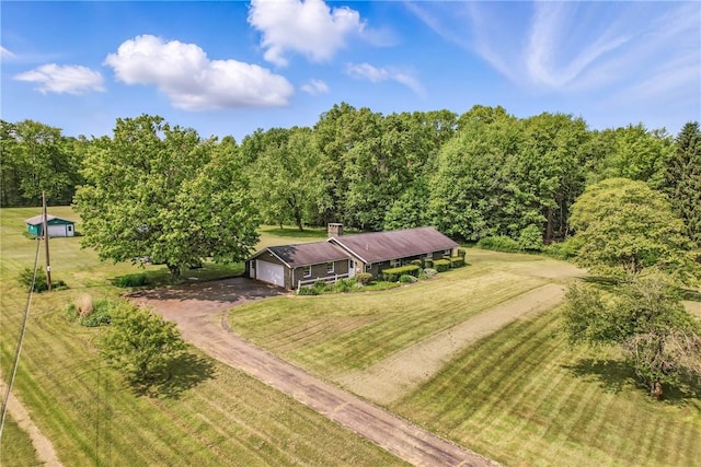 1011 S Lake Rd, Jefferson Twp Mer, PA 16137 - view from above of property with a forest