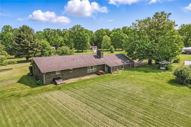 1011 S Lake Rd, Jefferson Twp Mer, PA 16137 - aerial view of property and surrounding area featuring a tree filled landscape