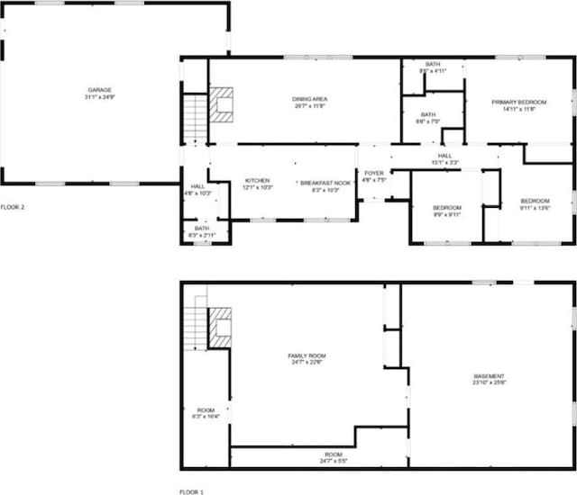 1011 S Lake Rd, Jefferson Twp Mer, PA 16137 - home floor plan