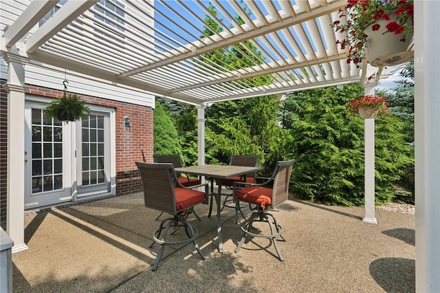 4324 Grandview Dr, Richland, PA 15044 - view of patio / terrace featuring a pergola and outdoor dining space