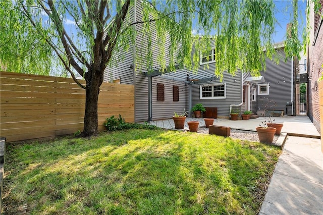 4825 Hatfield St, Lawrenceville, PA 15201 - view of yard featuring a pergola and a patio area