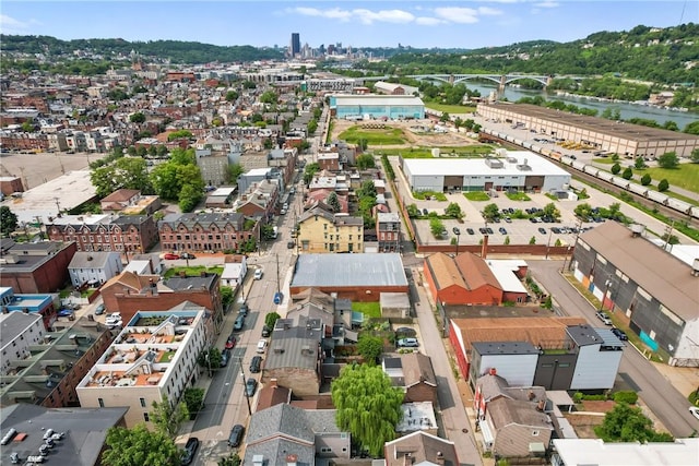 4825 Hatfield St, Lawrenceville, PA 15201 - aerial view of a notable bridge and a nearby body of water