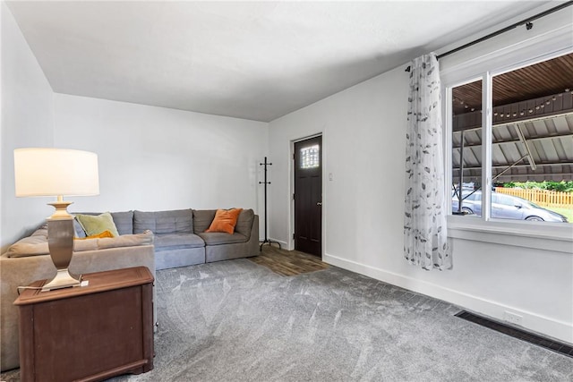 2693 Crosby Ave, Dormont, PA 15216 - living room featuring baseboards and carpet floors