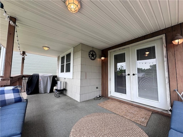 2693 Crosby Ave, Dormont, PA 15216 - view of patio / terrace with french doors and grilling area
