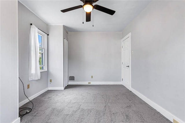 2693 Crosby Ave, Dormont, PA 15216 - carpeted empty room featuring a ceiling fan and baseboards