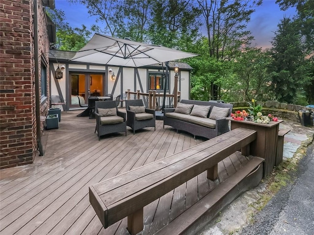 464 Avon Dr, Mt Lebanon, PA 15228 - wooden terrace featuring an outdoor hangout area