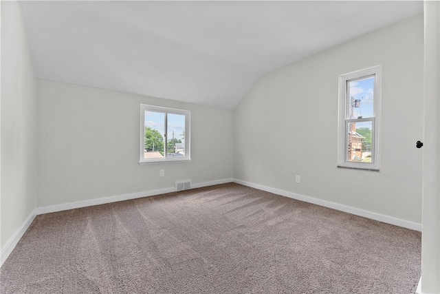 1416 Swantek St, Sheraden, PA 15204 - additional living space with lofted ceiling, carpet floors, and baseboards