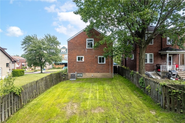 1416 Swantek St, Sheraden, PA 15204 - back of property featuring brick siding and central AC
