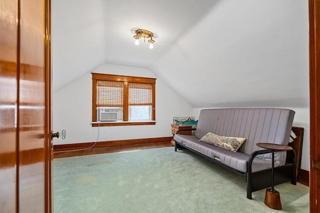 2352 Beaufort Ave, Brookline, PA 15226 - sitting room with lofted ceiling, carpet floors, and baseboards