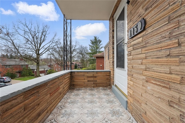 1450 Mohican Dr, Mt Lebanon, PA 15228 - view of patio with a balcony