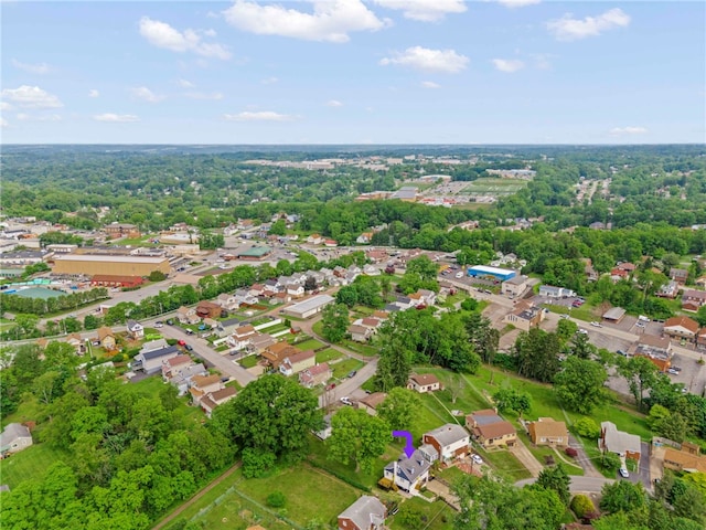 5360 California Ave, Bethel Park, PA 15102 - aerial view of property and surrounding area with nearby suburban area