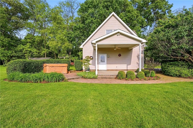 79 Mariacher Rd, Findley Twp, PA 16137 - view of outdoor structure featuring a hot tub
