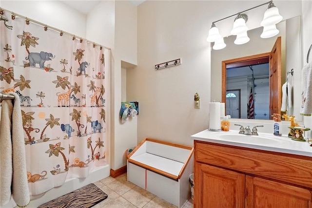 79 Mariacher Rd, Findley Twp, PA 16137 - bathroom featuring vanity and tile patterned flooring