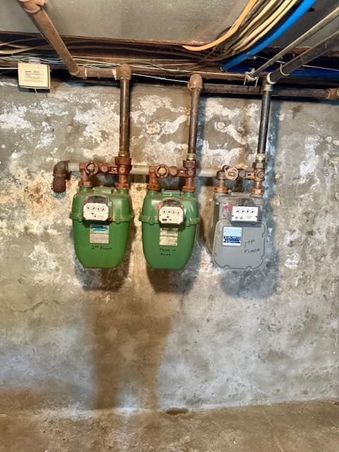 610 Southern Ave, Mt Washington, PA 15211 - utility room with gas meter
