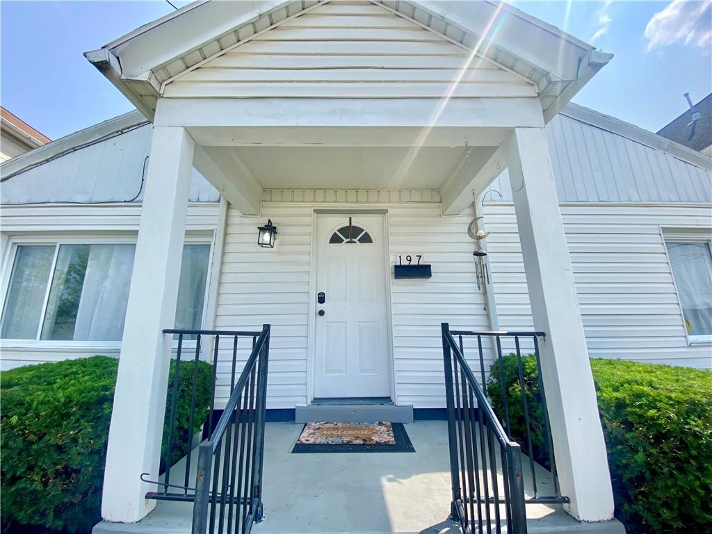 197 6th Ave, Freedom, PA 15042 - property entrance featuring a porch
