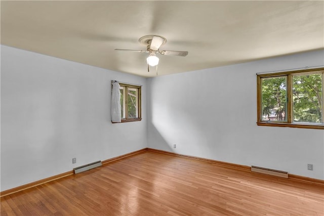 17 Lakeview Dr, Lackawannock Twp, PA 16159 - unfurnished room featuring plenty of natural light, light wood-style flooring, and baseboards