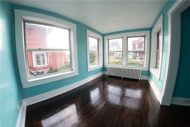222-224 Alice St, Mount Oliver, PA 15210 - spare room with radiator, hardwood / wood-style floors, and baseboards
