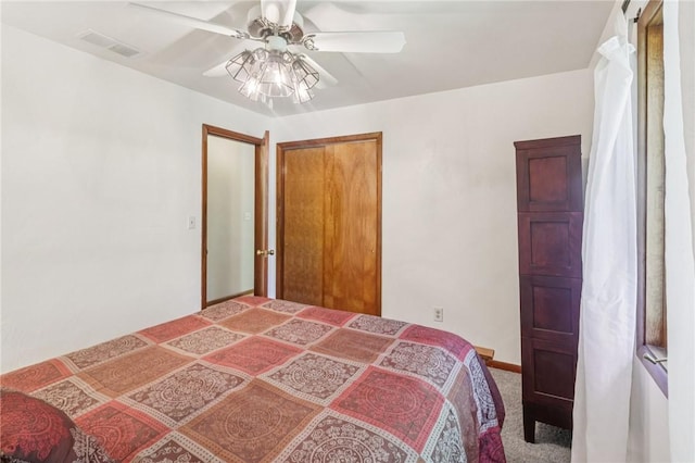 190 Pineview Dr, Pine Twp Nal, PA 15090 - bedroom featuring carpet floors and a ceiling fan