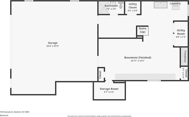 190 Pineview Dr, Pine Twp Nal, PA 15090 - floor plan / room layout