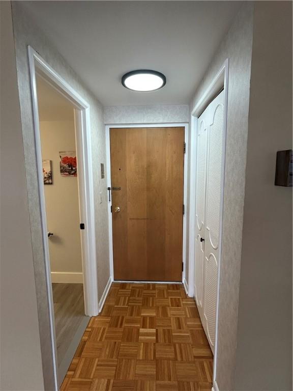 1326 6th Ave Unit 401, Beaver Falls, PA 15010 - hallway featuring baseboards