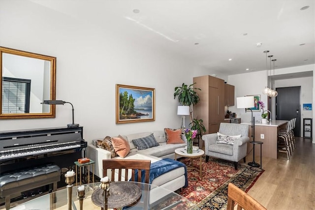 2554 Smallman St Unit 406, Downtown Pgh, PA 15222 - living room with light wood-style floors