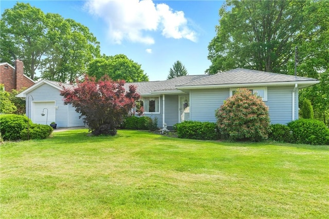 131 Howley Ave, Chippewa Twp, PA 15010 - view of front of house featuring a front yard and a garage