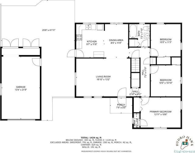 131 Howley Ave, Chippewa Twp, PA 15010 - home floor plan