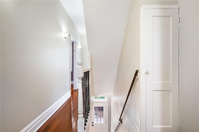 1812 Carey Way S, Side, PA 15203 - stairs featuring wood finished floors and baseboards