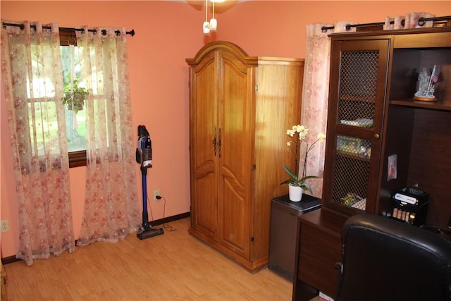 922 Old Ridge Rd, Cross Creek Twp, PA 15340 - office area with light wood-style floors and baseboards