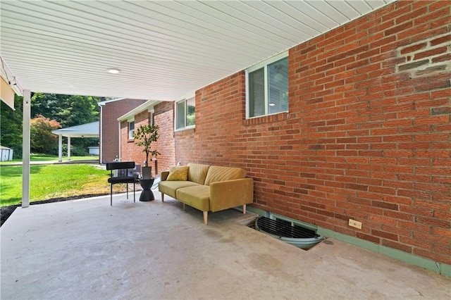 127 Greenview Dr, Penn Hills, PA 15147 - view of patio / terrace featuring an outdoor living space