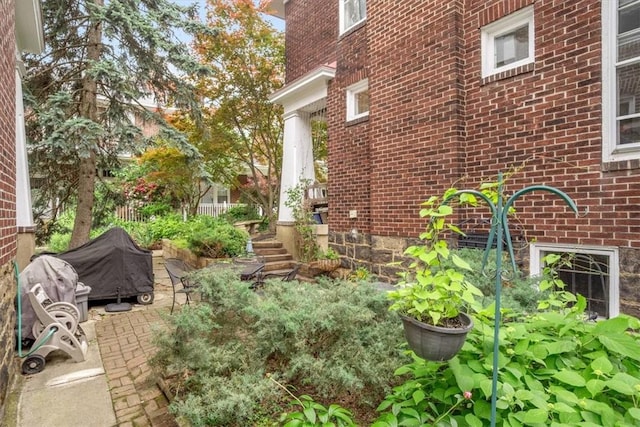 5304 Saint James Ter, Shadyside, PA 15232 - view of yard featuring a patio